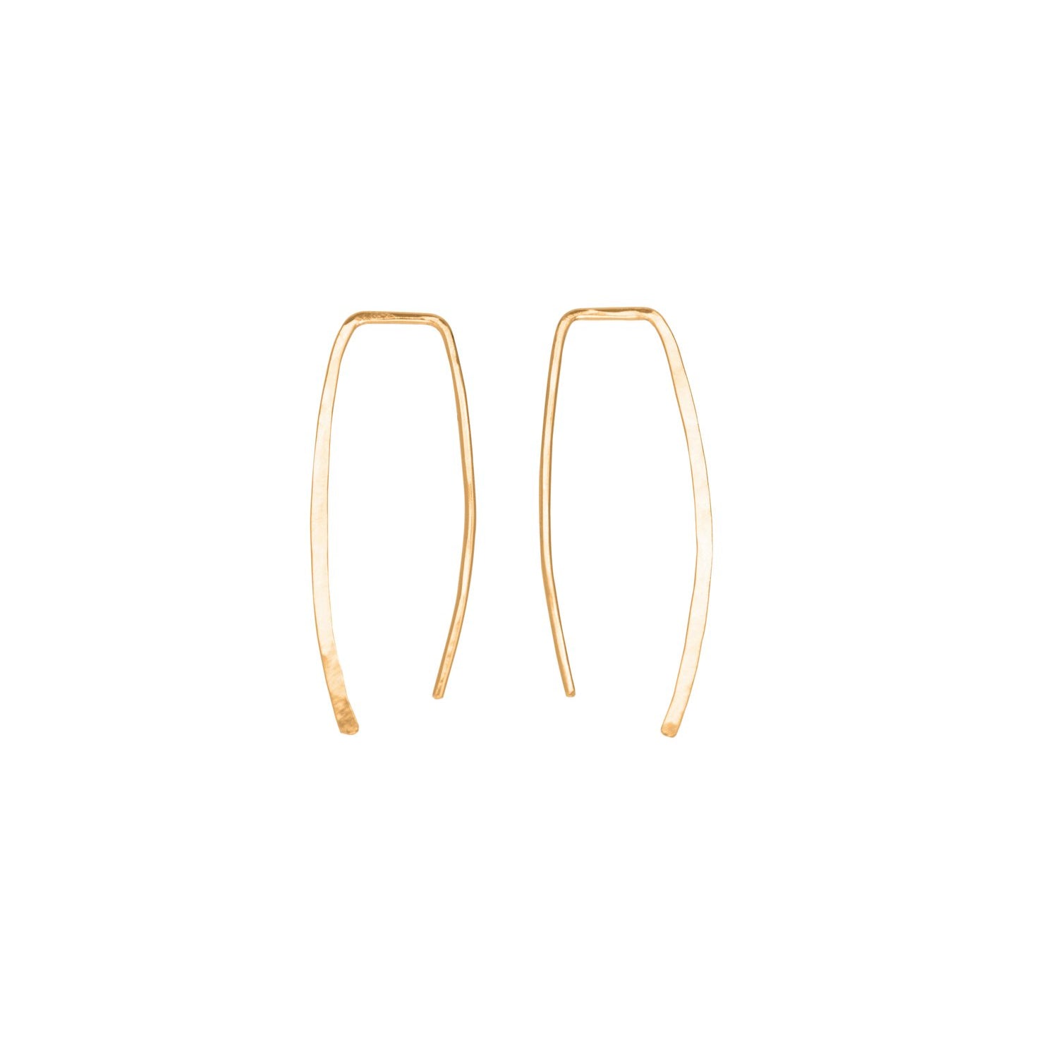 SUN & SELENE artemis threader earrings in gold fill