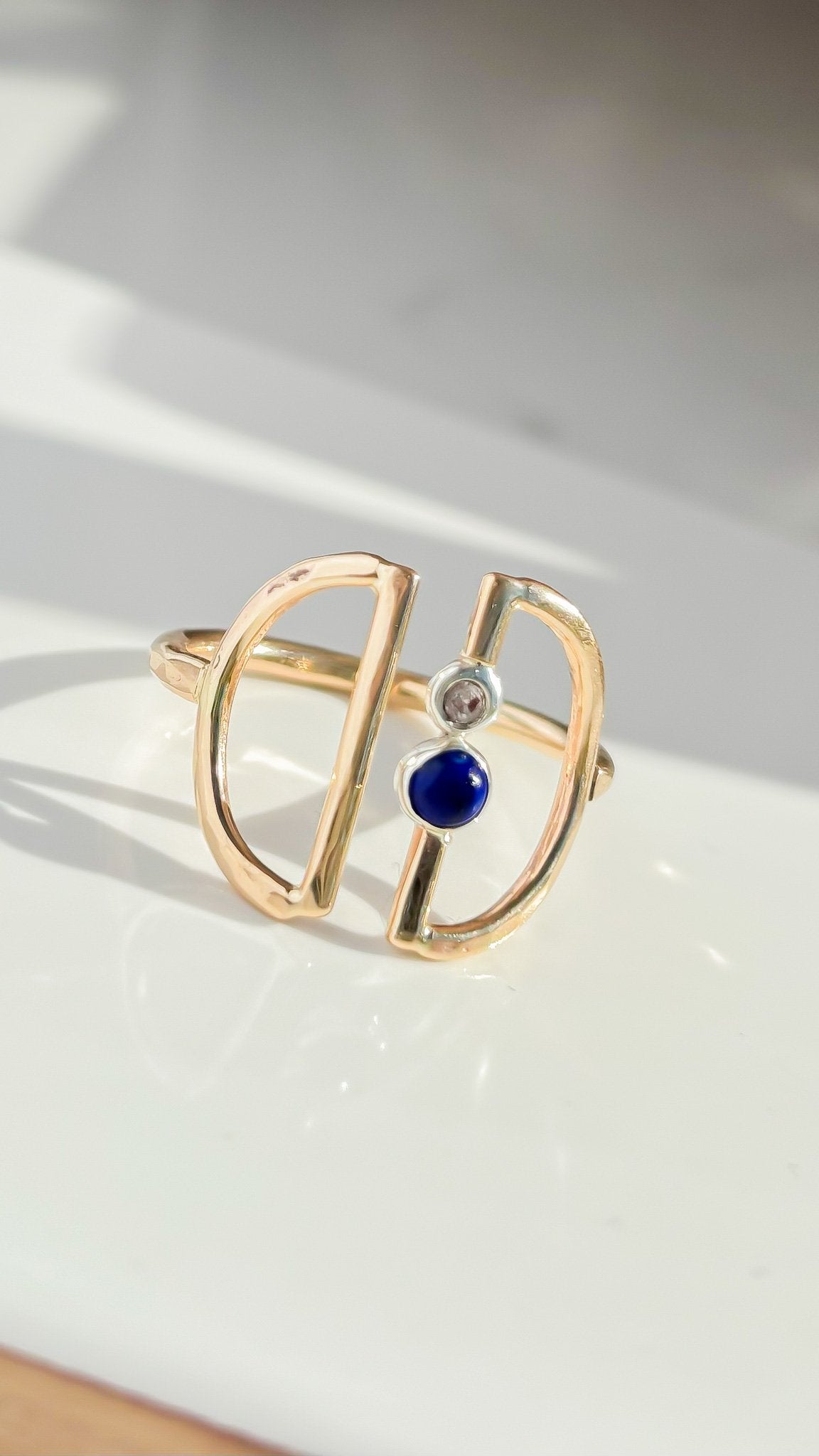 SUN & SELENE celeste ring