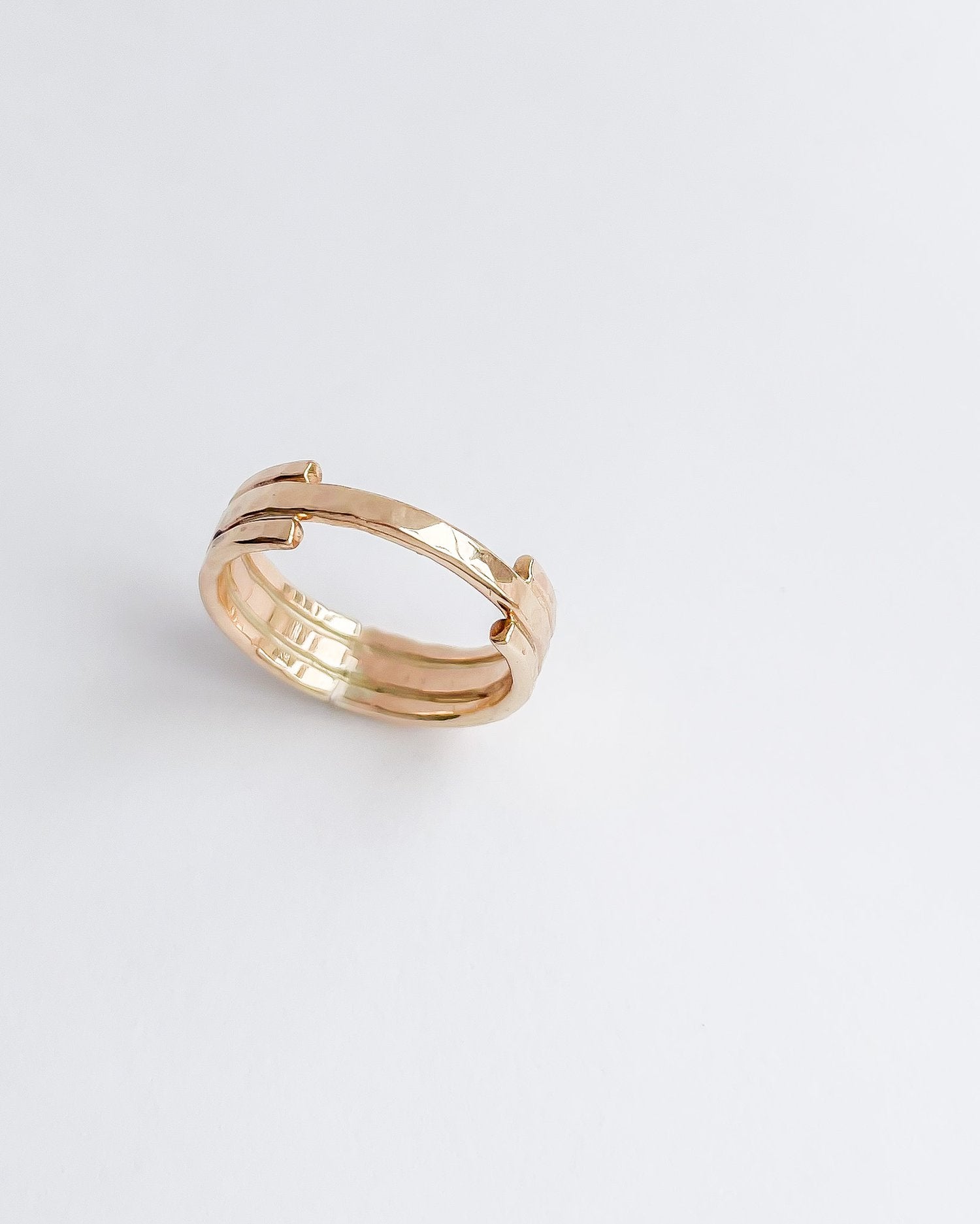 SUN & SELENE layered stacking ring