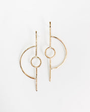 SUN & SELENE europa goddess earrings