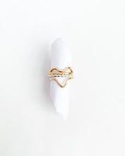 SUN & SELENE handcrafted rings on form 