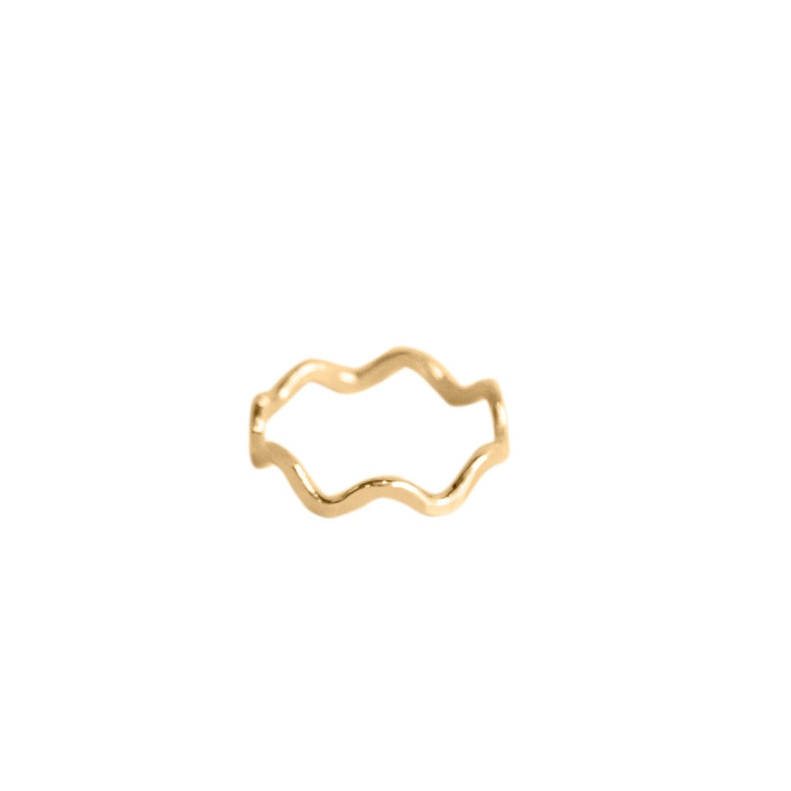 SUN & SELENE iris gold fill stacking ring