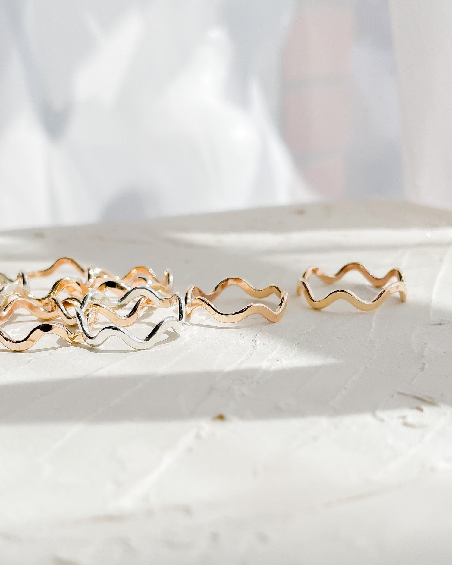 SUN & SELENE iris goddess rings