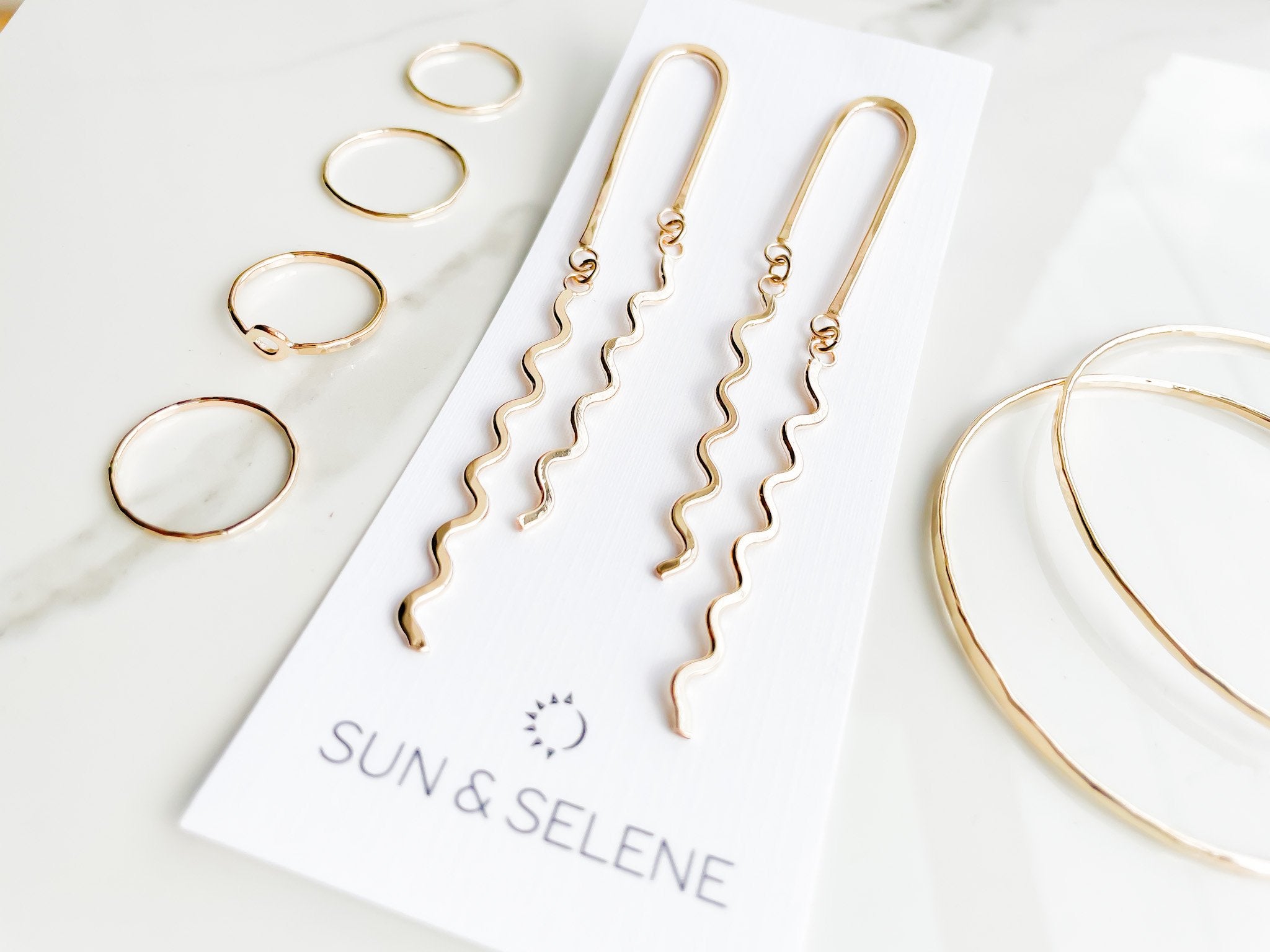SUN & SELENE handcrafted jewelry collection