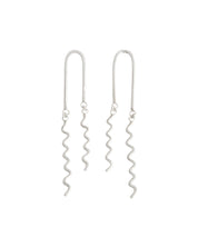 SUN & SELENE wave and arc earrings