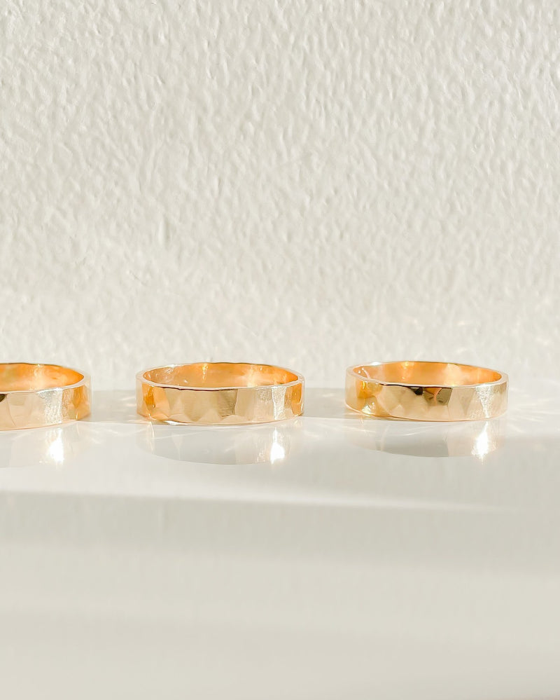 SUN & SELENE MINERVA rings in gold fill