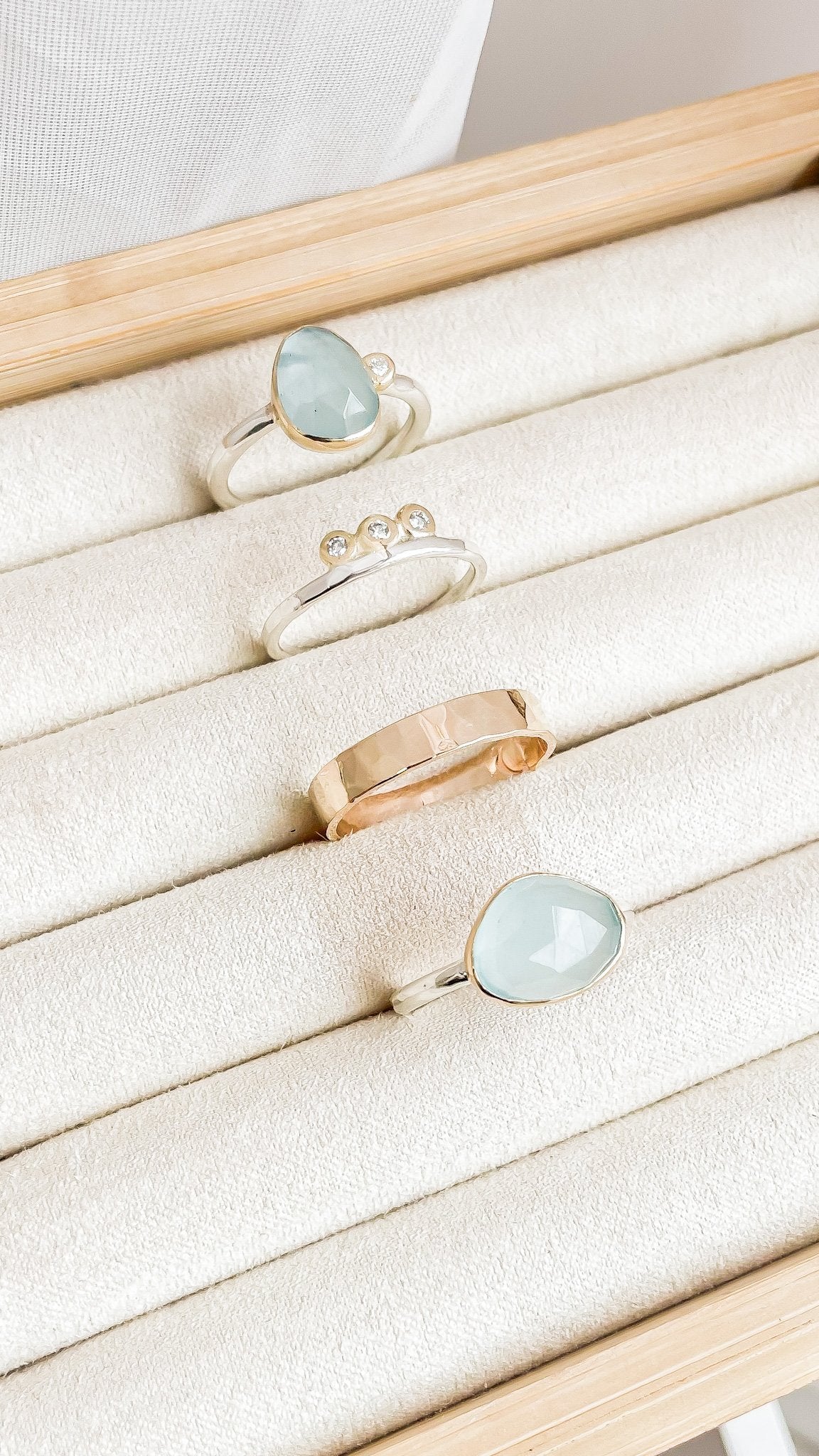 SUN & SELENE handcrafted ring assortment