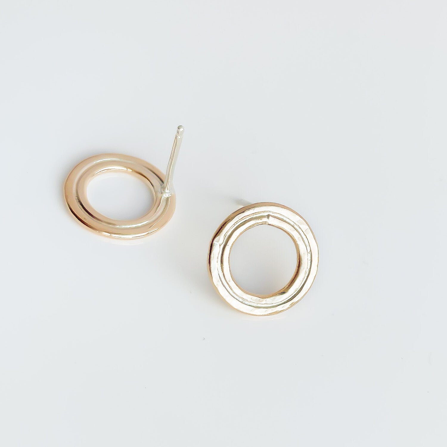 SUN & SELENE gold orbit earrings