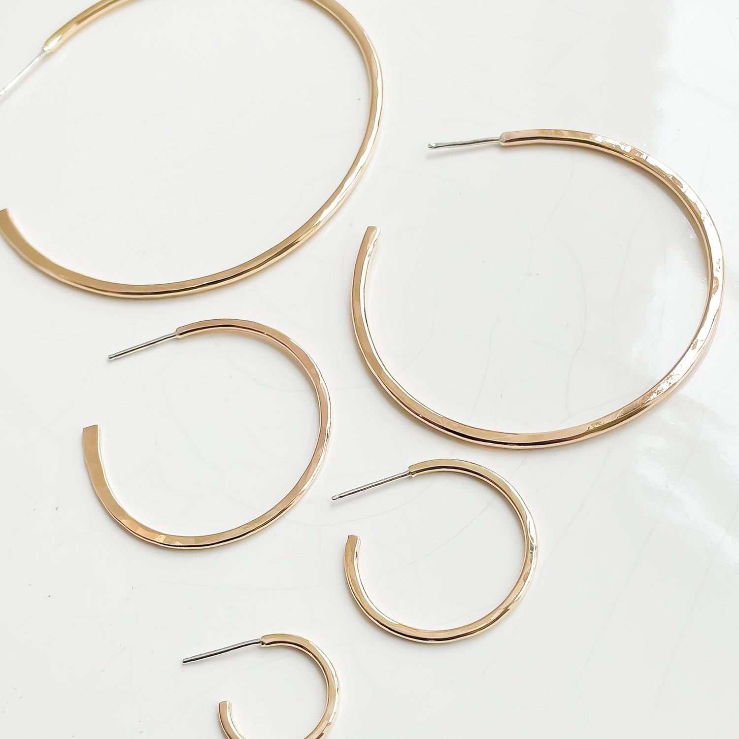SUN & SELENE naked hoops 