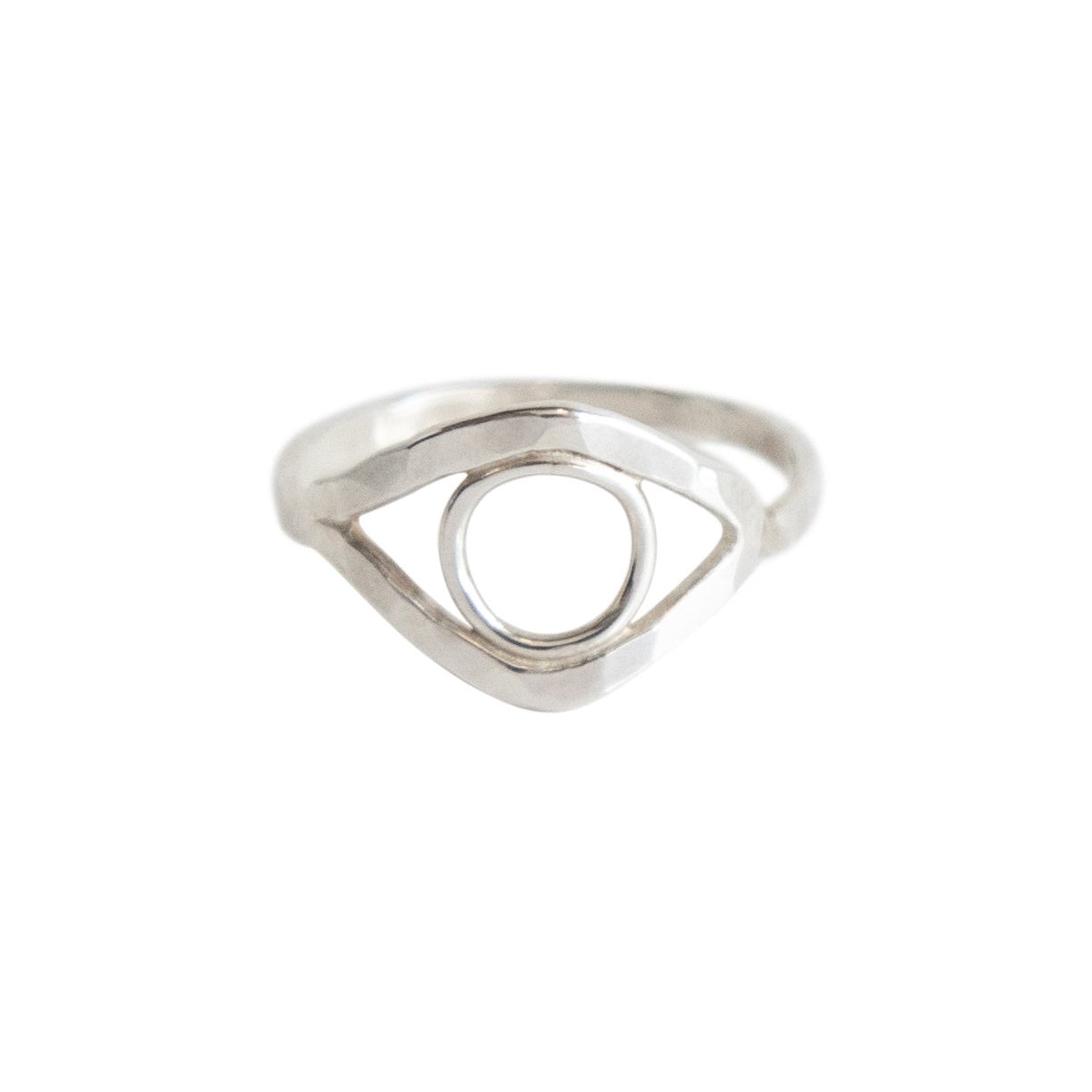 SUN & SELENE wadjet ring in silver