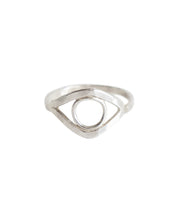 SUN & SELENE wadjet ring in silver