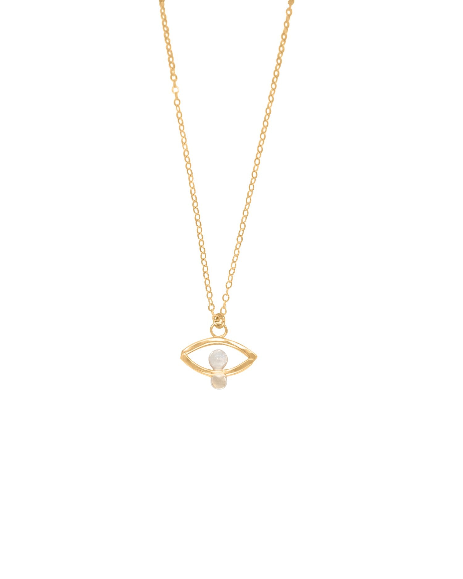 SUN & SELENE evil eye necklace