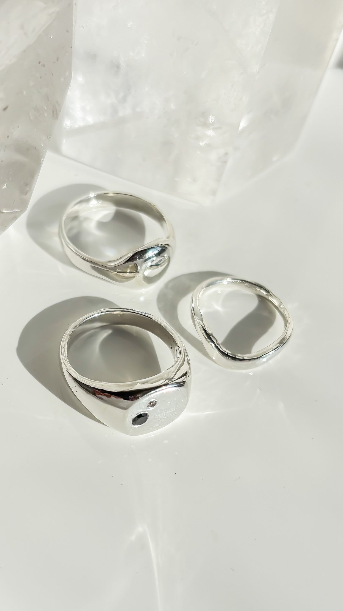 AXIS // diamond duo signet