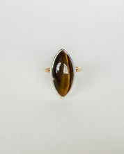 AMULET RING // tigers eye